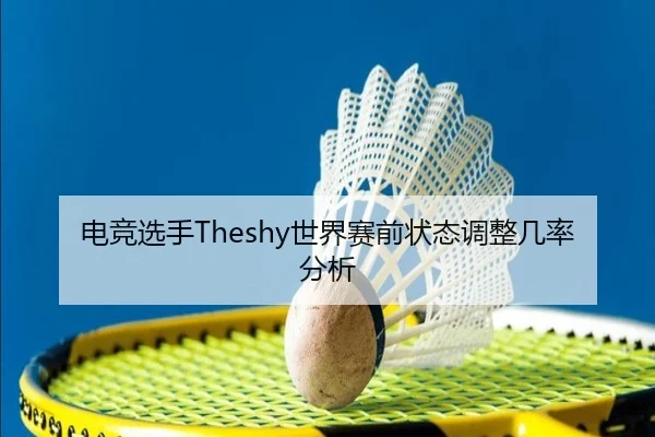 电竞选手Theshy世界赛前状态调整几率分析 - 3377sports